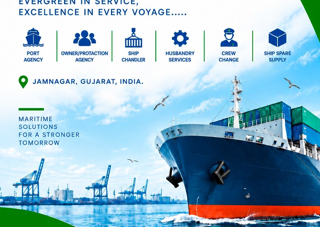 Evergreen Vessel Operations at Port